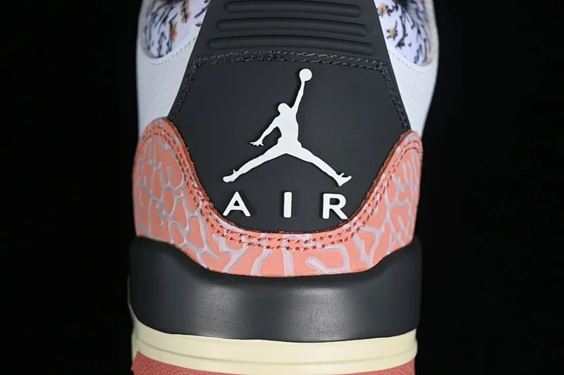 All categories Air Jordan Jordan series basketball shoes Air Jordan 3 cost-effective version Air Jordan 3 GS "Red Stardust" AJ3 Joe 3 new white pink flower 441140-100